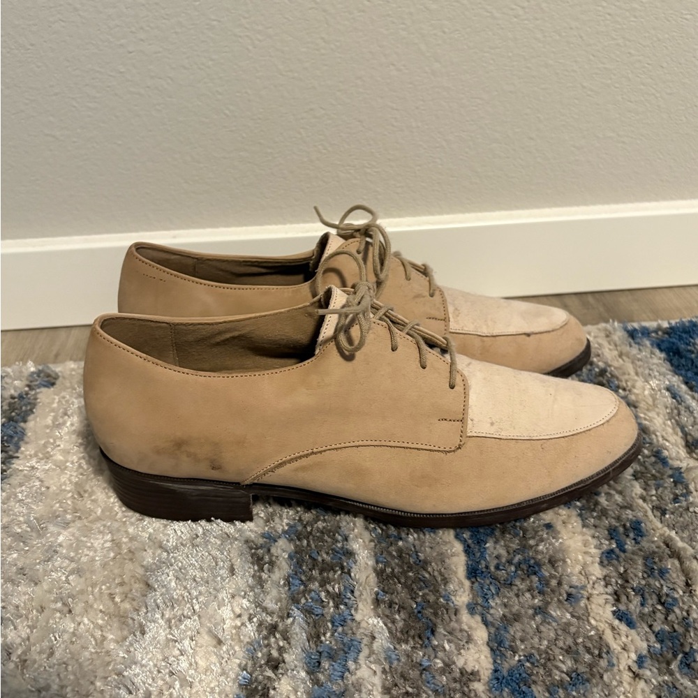 Elegant Tan Women's Oxford Shoes